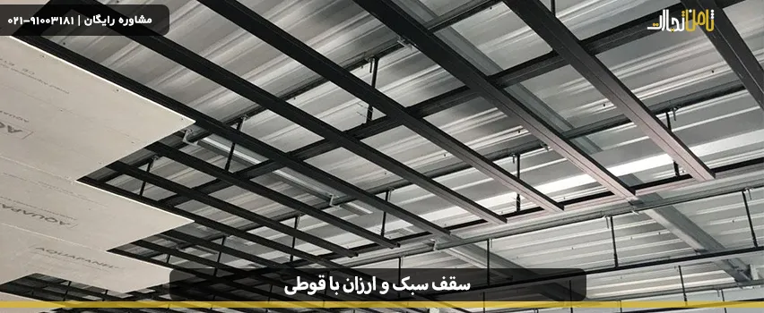 Light roof with cans